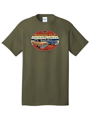 T-Shirt Nostalgic C10 - Olive