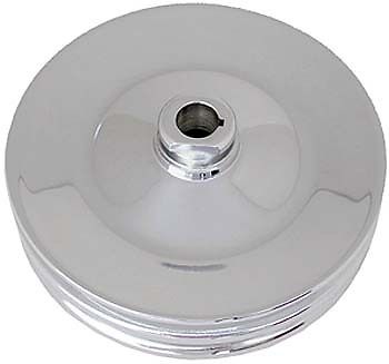 Pulley, Chrome Double Groove Key