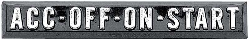 Emblem, 1967-1972 Truck Ignition