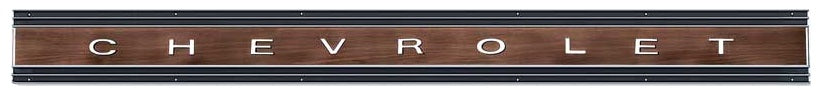 Panel, Chevrolet Tailgate Trim