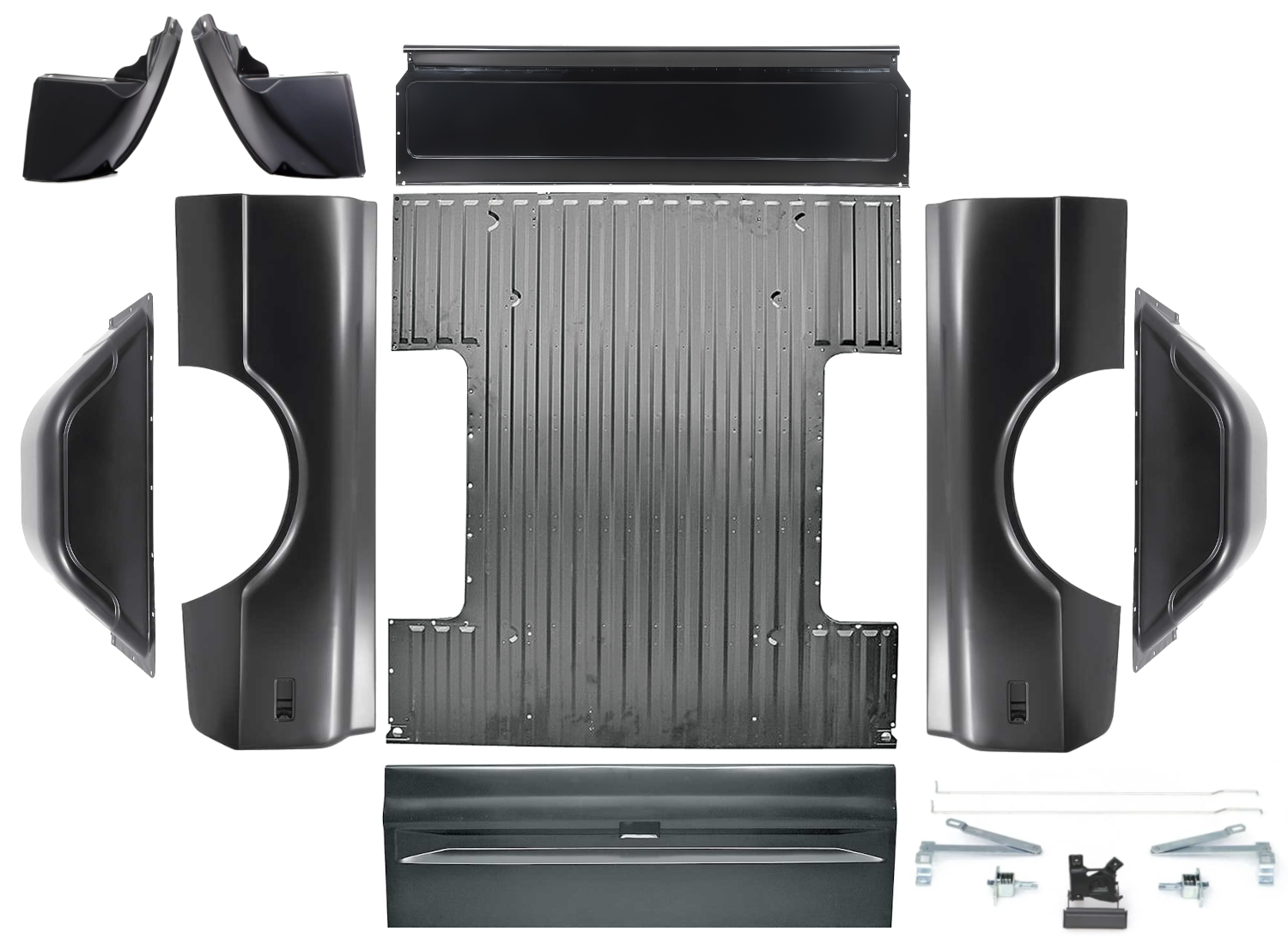 Bed Floor Kit, 1968-1972 Fleetside Shortbed 6.5 Foot