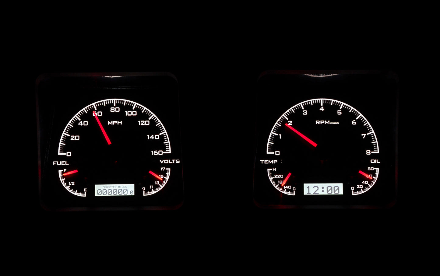 Dakota Digital Gauges, 1969 Camaro No Console Gauges VHX