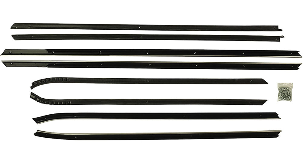 Window Felts, 1961 Impala 2 Door Hardtop - OEM