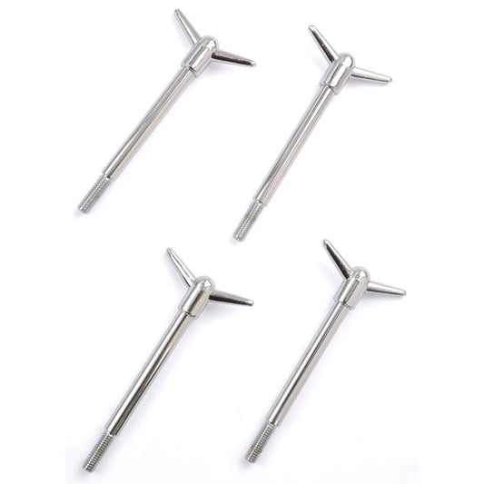 Valve Cover Wing Nut Stud Kit - Chrome