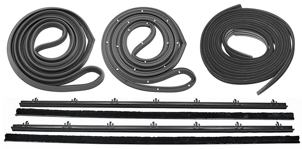 Weatherstrip Kit, 1968-1972 El Camino-Original Outer Felts