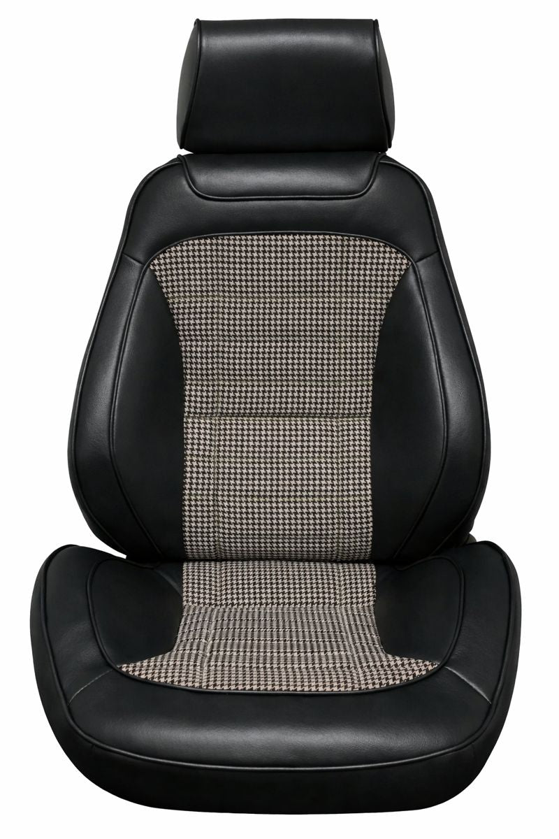 Assembled Seats, 1968 Camaro Touring II Deluxe Houndstooth Bucket - PR