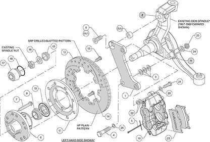 Wilwood Forged Dynalite Big Brake Front Brake Kit 1964-1974 AFX