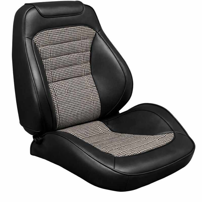 Assembled Seats, 1968 Camaro Touring II Deluxe Houndstooth Bucket - PR