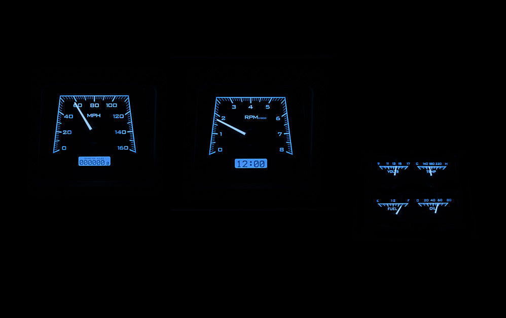 Dakota Digital Gauges, 1969 Camaro with Console Gauges VHX