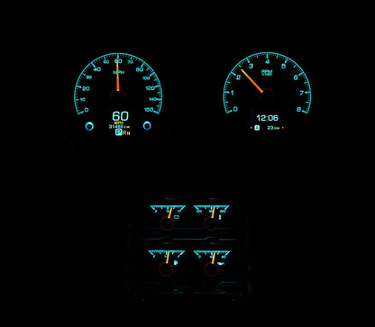 Dakota Digital Gauges, 1968 Camaro Dakota Digital HDX With Console Gauges