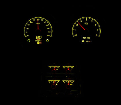 Dakota Digital Gauges, 1968 Camaro Dakota Digital HDX With Console Gauges