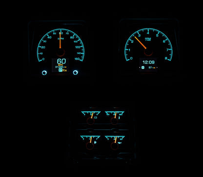 Dakota Digital Gauges, 1969 Camaro With Console Gauges HDX