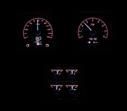 Dakota Digital Gauges, 1969 Camaro With Console Gauges HDX