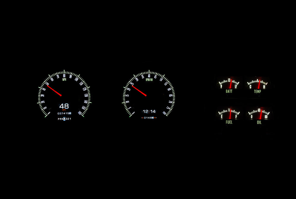 Dakota Digital Gauges, 1968 Camaro with Console Gauges RTX
