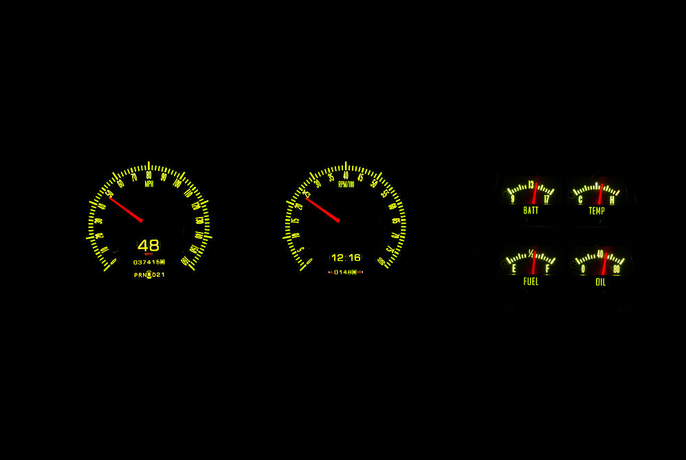 Dakota Digital Gauges, 1968 Camaro with Console Gauges RTX