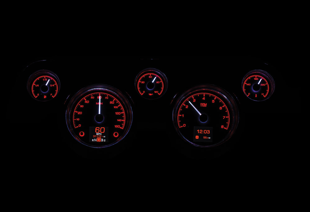 Dakota Digital Gauges, 1967-1968 Ford Mustang Dakota Digital HDX
