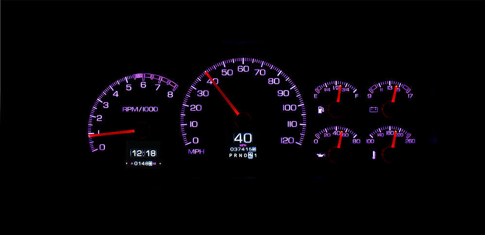 Dakota Digital Gauges, 1995-1998 Chevy GMC Truck 1995-2000 Blazer Suburban Tahoe Yukon Dakota Digital RTX