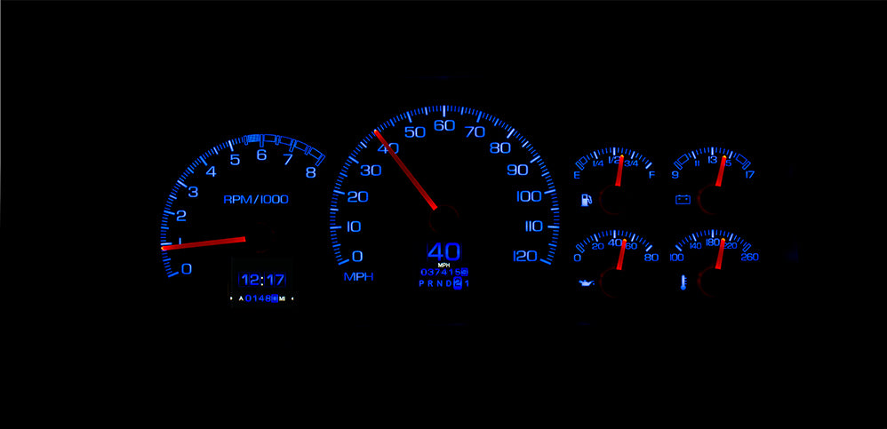 Dakota Digital Gauges, 1995-1998 Chevy GMC Truck 1995-2000 Blazer Suburban Tahoe Yukon Dakota Digital RTX