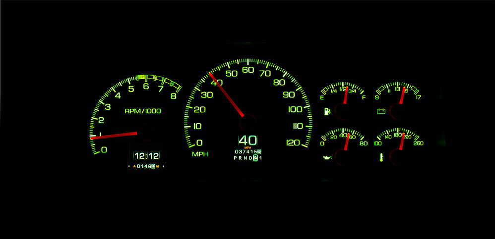 Dakota Digital Gauges, 1995-1998 Chevy GMC Truck 1995-2000 Blazer Suburban Tahoe Yukon Dakota Digital RTX
