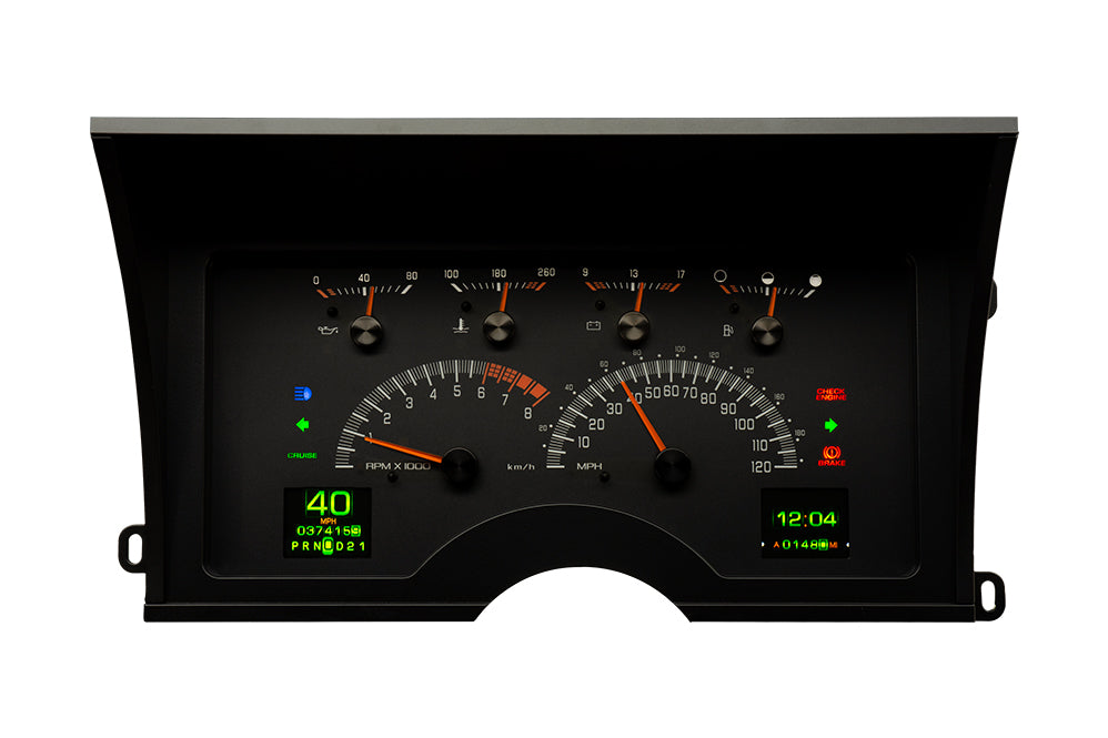 Dakota Digital Gauges, 1992-1994 Chevy GMC Truck Blazer Suburban Tahoe Yukon Dakota Digital RTX