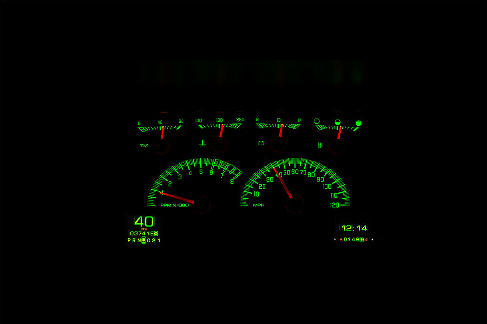 Dakota Digital Gauges, 1992-1994 Chevy GMC Truck Blazer Suburban Tahoe Yukon Dakota Digital RTX