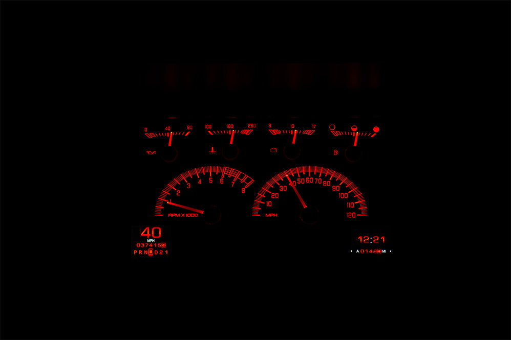 Dakota Digital Gauges, 1992-1994 Chevy GMC Truck Blazer Suburban Tahoe Yukon Dakota Digital RTX