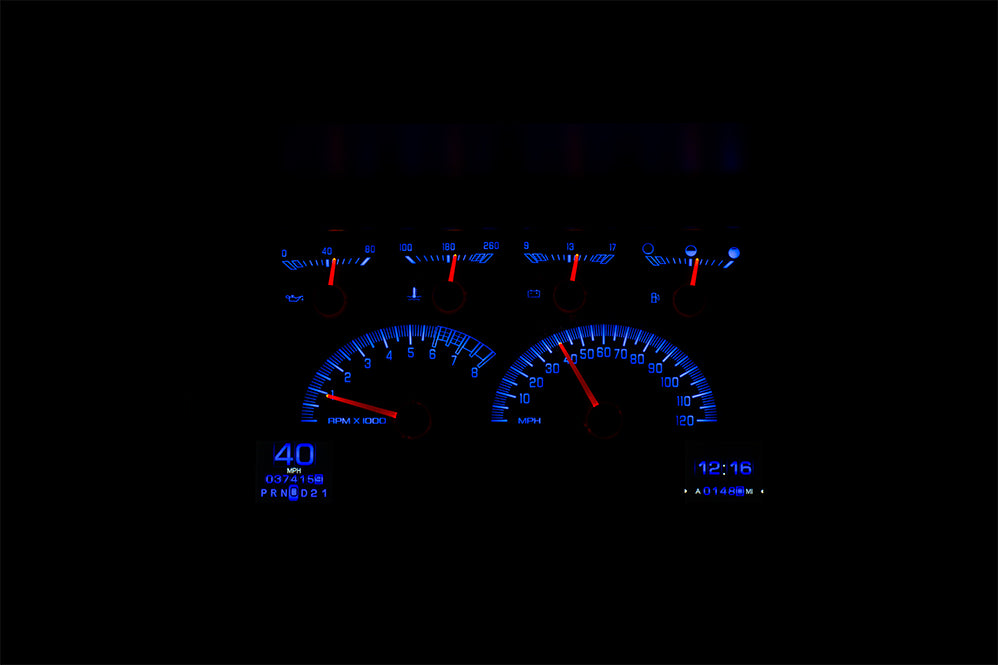 Dakota Digital Gauges, 1992-1994 Chevy GMC Truck Blazer Suburban Tahoe Yukon Dakota Digital RTX