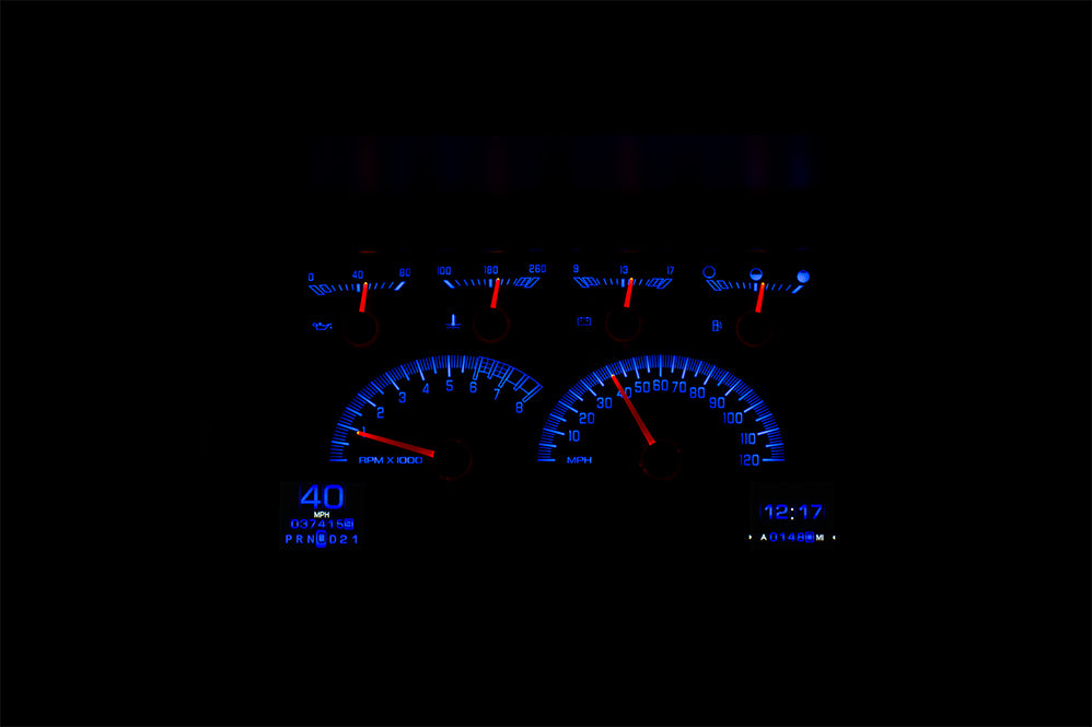 Dakota Digital Gauges, 1992-1994 Chevy GMC Truck Blazer Suburban Tahoe Yukon Dakota Digital RTX