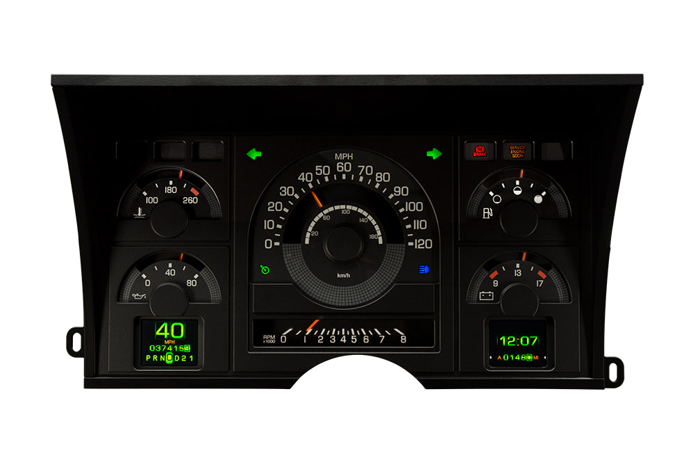 Dakota Digital Gauges, 1988-1991 Chevy GMC Truck Blazer Suburban Tahoe Yukon Dakota Digital RTX