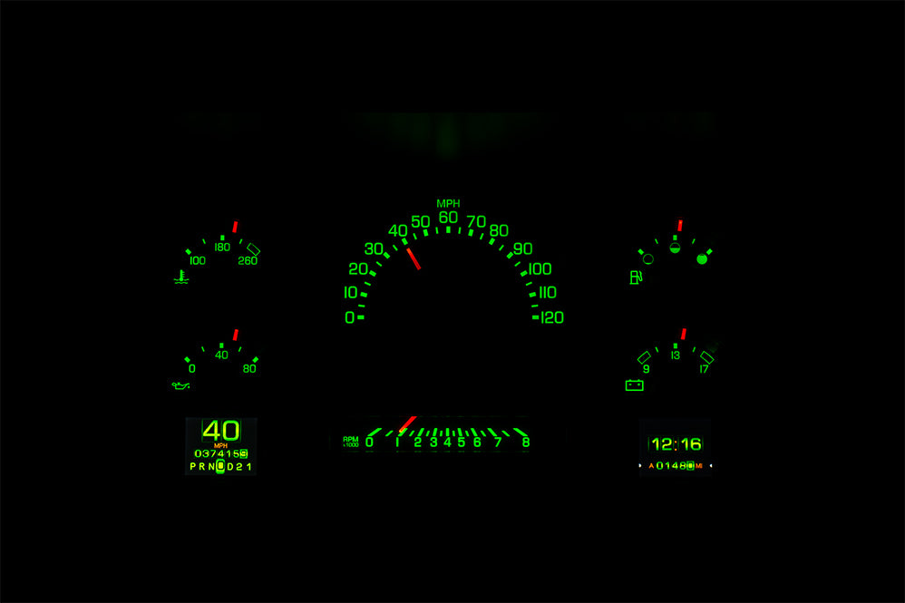 Dakota Digital Gauges, 1988-1991 Chevy GMC Truck Blazer Suburban Tahoe Yukon Dakota Digital RTX
