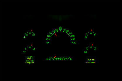 Dakota Digital Gauges, 1988-1991 Chevy GMC Truck Blazer Suburban Tahoe Yukon Dakota Digital RTX