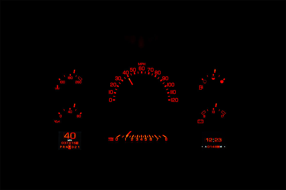 Dakota Digital Gauges, 1988-1991 Chevy GMC Truck Blazer Suburban Tahoe Yukon Dakota Digital RTX