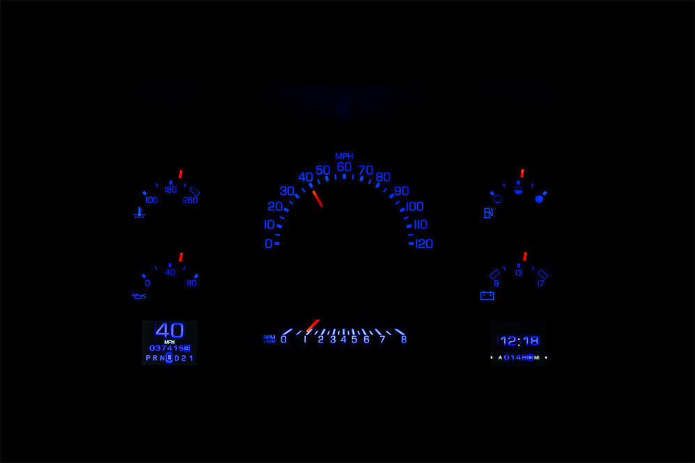 Dakota Digital Gauges, 1988-1991 Chevy GMC Truck Blazer Suburban Tahoe Yukon Dakota Digital RTX