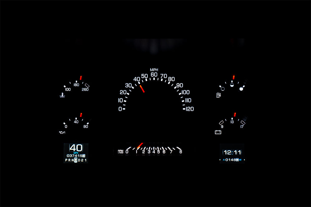 Dakota Digital Gauges, 1988-1991 Chevy GMC Truck Blazer Suburban Tahoe Yukon Dakota Digital RTX