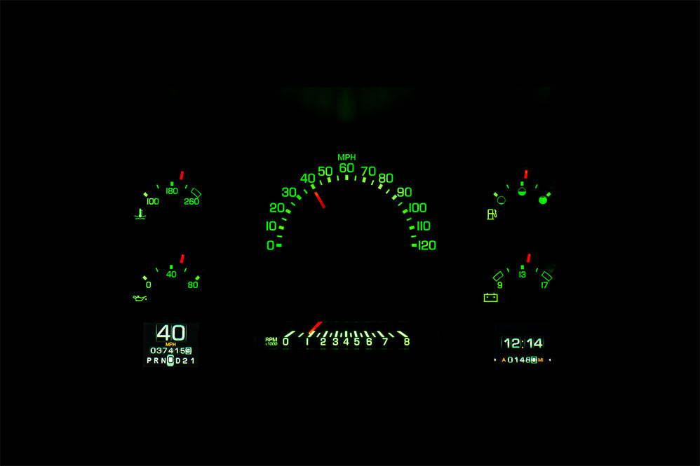 Dakota Digital Gauges, 1988-1991 Chevy GMC Truck Blazer Suburban Tahoe Yukon Dakota Digital RTX