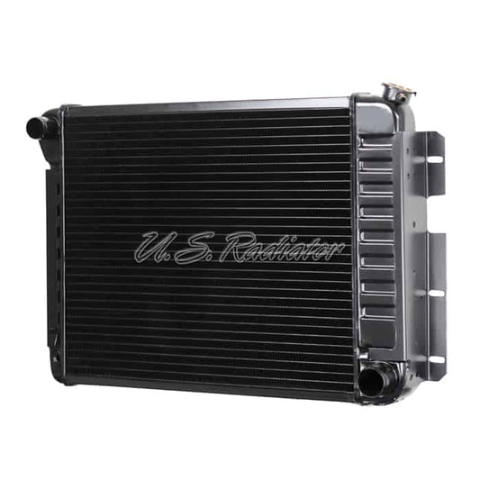 Radiator, 1967-1969 Camaro L6/V8 Small Block w/o Factory AC - Copper/Brass