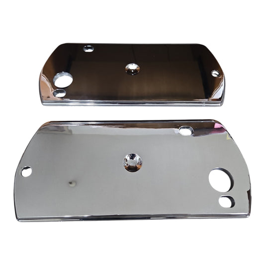 Plate, 1968 Chevelle, Malibu, El Camino Arm Rest Base Chrome - Pair