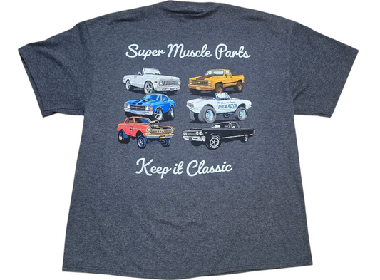 T-Shirt Super Muscle Parts - Grey