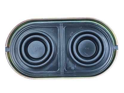 Lid, 1967-1969 Power Disc Brake Zinc Plated Master Cylinder Lid