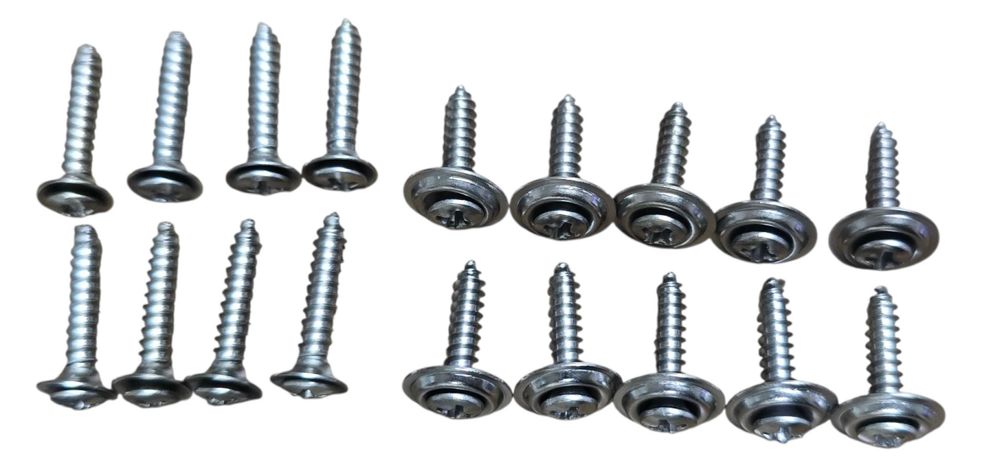 Interior Trim Screw Set, Door Panels & Kick Panels