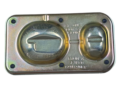Lid, 1970-1974 Power Disc Brake Zinc Plated Master Cylinder Lid