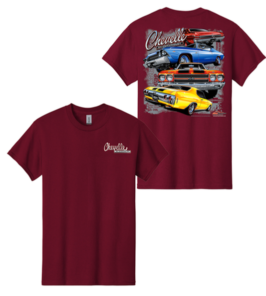 T-Shirt Late Generations Chevelle - Maroon
